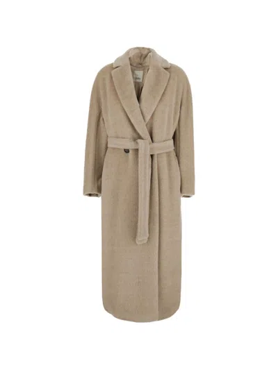 's Maxmara Coat With Belt In Brown
