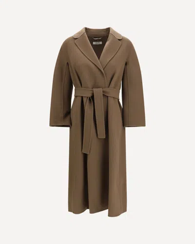 's Maxmara Esturia Virgin Wool Coat In Brown