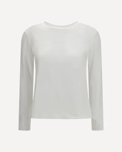 's Maxmara Fumetto Embroidered Logo T-shirt In White