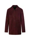 's Maxmara Jacket With Insert Design In Red