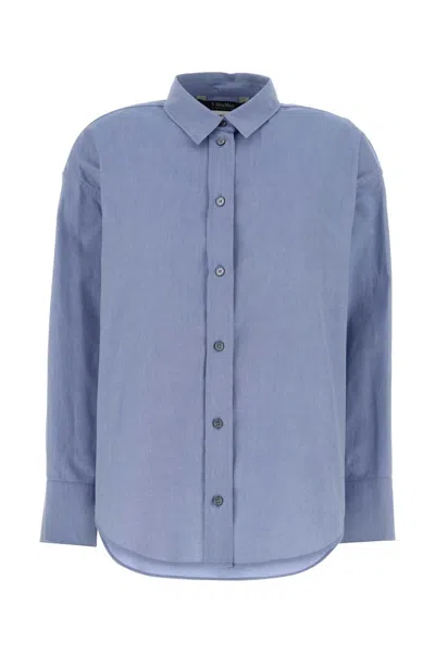 S Maxmara Powder Blue Oxford Adele Shirt