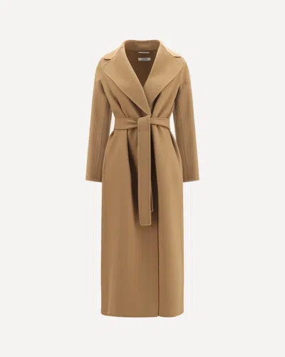 's Maxmara Wool-cashmere Blend Coat In Orange