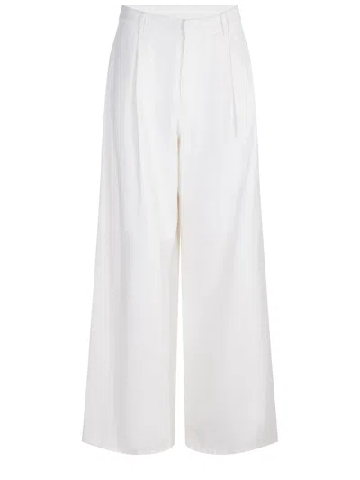 S Maxmara 's Max Mara "smmloa" Trousers In Bianco