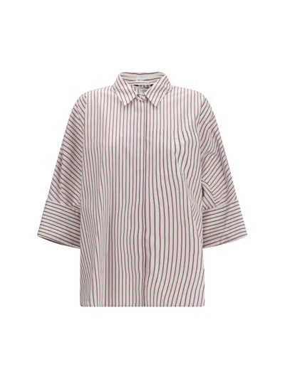 's Maxmara Striped Cotton Shirt