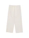's Maxmara Pants "argenta" With Drawstring In White