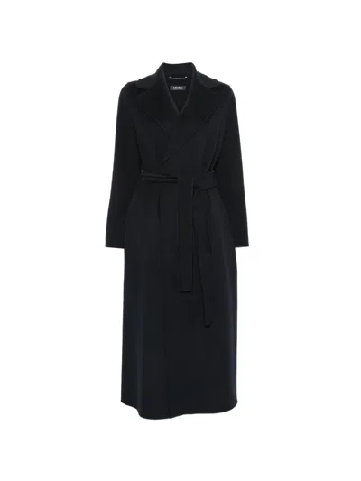's Maxmara Poldo Coat With Belt In Blue