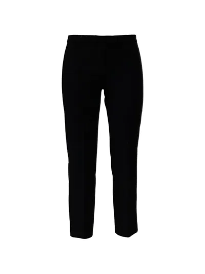 's Maxmara Slim Fit Trousers Umanita With Crease In Black