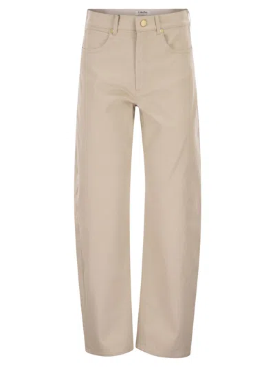S Maxmara Smmemily Bull Stretch Trousers In Neutral