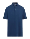 S. Moritz Man Polo Shirt Blue Size 48 Cotton