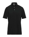 S. Moritz Man Polo Shirt Charcoal Size 48 Cotton In Grey