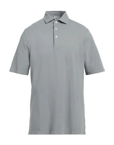 S. Moritz Man Polo Shirt Light Grey Size 48 Cotton