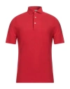 S. Moritz Man Polo Shirt Red Size 36 Cotton