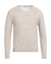 S. Moritz Man Sweater Beige Size 40 Polyamide, Baby Alpaca Wool, Merino Wool In Beige