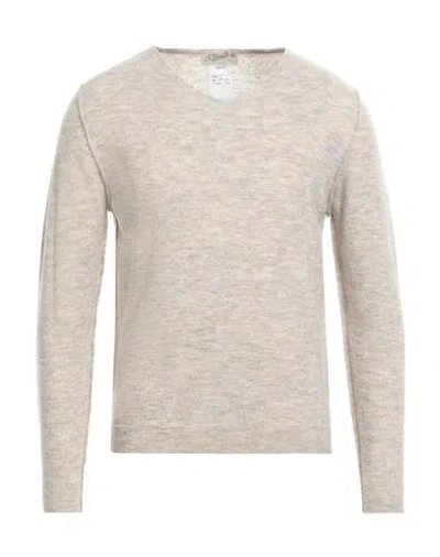 S. Moritz Man Sweater Beige Size 40 Polyamide, Baby Alpaca Wool, Merino Wool In Neutral