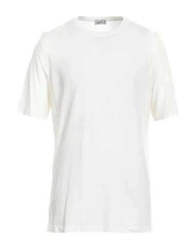 S. Moritz Man T-shirt Ivory Size 44 Cotton In White