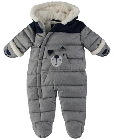 S Rothschild & Co Baby Boys And Girls Melange Animal Pram In Gray