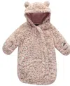 S Rothschild & Co Baby Girls Car Bag Snowsuit In Pink