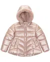 S Rothschild & Co Toddler & Little Girls Metallic Quilted Jacket In Pink