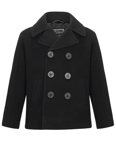 S Rothschild & Co Babies' Toddler Boys' 2t-5t Long-sleeve Coat In Black