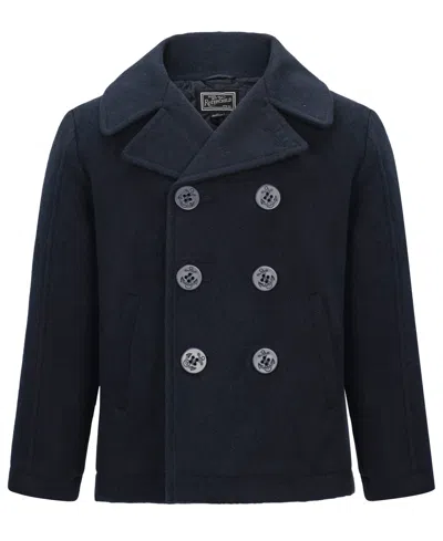 S Rothschild & Co Babies' Toddler Boys' 2t-5t Long-sleeve Coat In Dark Navy