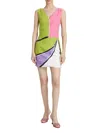 S/w/f Center Point Dress In Cut Copy In Multi