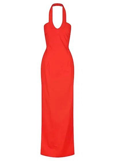 S/w/f Column Maxi Dress In Love Language In Multi