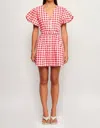 S/w/f Cottage Core Dress In Gingham In Multi