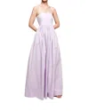 S/w/f Fine Halter Maxi Dress In Lila In Multi