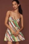 S/w/f Fitted Balloon Mini Dress