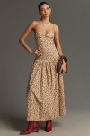 S/w/f Sleeveless Drop-waist Maxi Dress In Multicolor