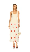 S/w/f Stretch Singlet Midi Dress In Spot Check