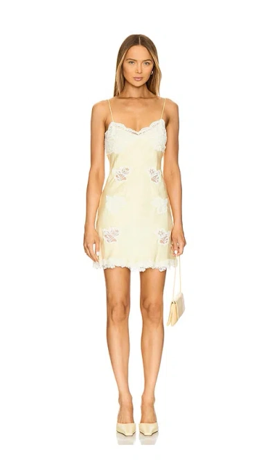 S/w/f Sweetheart Slip Dress In Like Butter