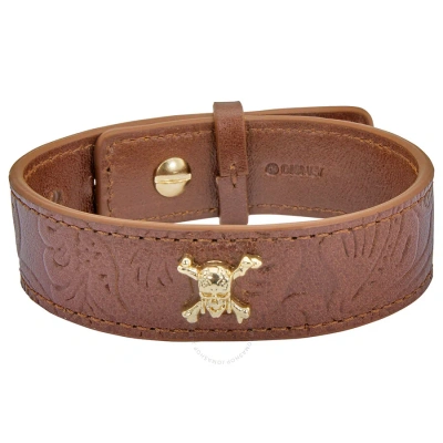 S.t. Dupont Disney's Pirates Of The Caribbean Brown Leather Bracelet