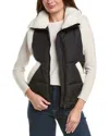S13 Blair Matte Sherpa Vest In Black