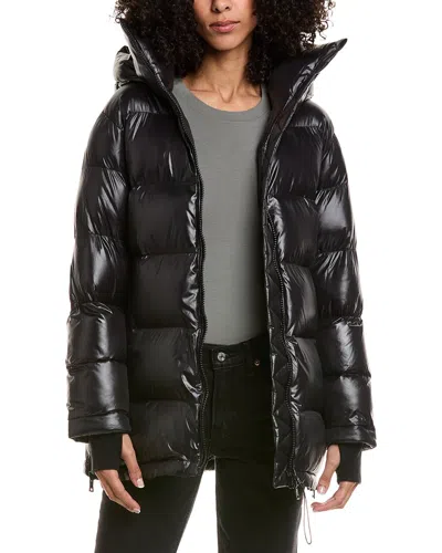 S13 Bond Oversized Puffer Coat In Black