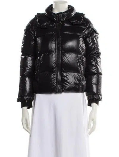 Pre-owned S13 Kids' Boys' Long Sleeve Down Padded Jacket In Black