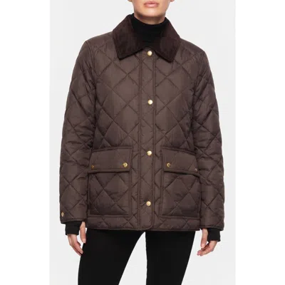 S13 Bridget Quilted Field Jacket In Mocha