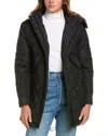 S13 Delancey Quilted Parka In Black