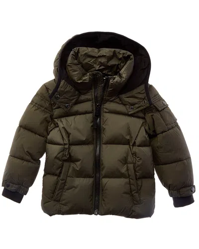 S13 Downhill Puffer Jacket In Green