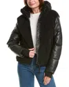 S13 Eastside Puffer Coat In Black
