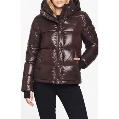 S13 Ella Puffer Jacket In Espresso
