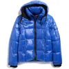 S13 Kids' Downhill Hooded Puffer Jacket In Blue