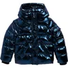 S13 Kids' Ella Gloss Quilted Jacket In Blue