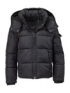 S13 Kids' Little Boy's Matte Puffer Jacket In Black