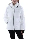 S13/nyc Matte Kylie Womens Down Heavy Puffer Jacket In White
