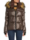 S13 Allie Short Down Jacket In Brown