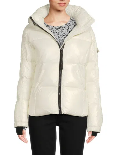 S13 WOMEN'S KYLIE GLOSSY PUFFER JACKET