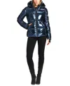 S13 Women's Kylie Hooded Water-resistant Puffer Coat In Space