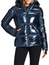 S13 Women's Kylie Hooded Water-resistant Puffer Coat In Space