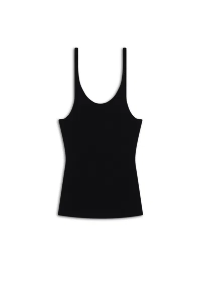 Scanlan Theodore Crepe Knit Rib Singlet In Black